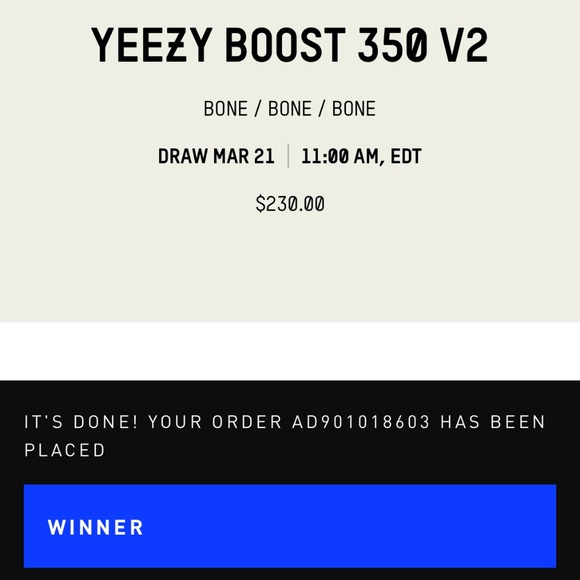 Yeezy 350 V2  - Bone